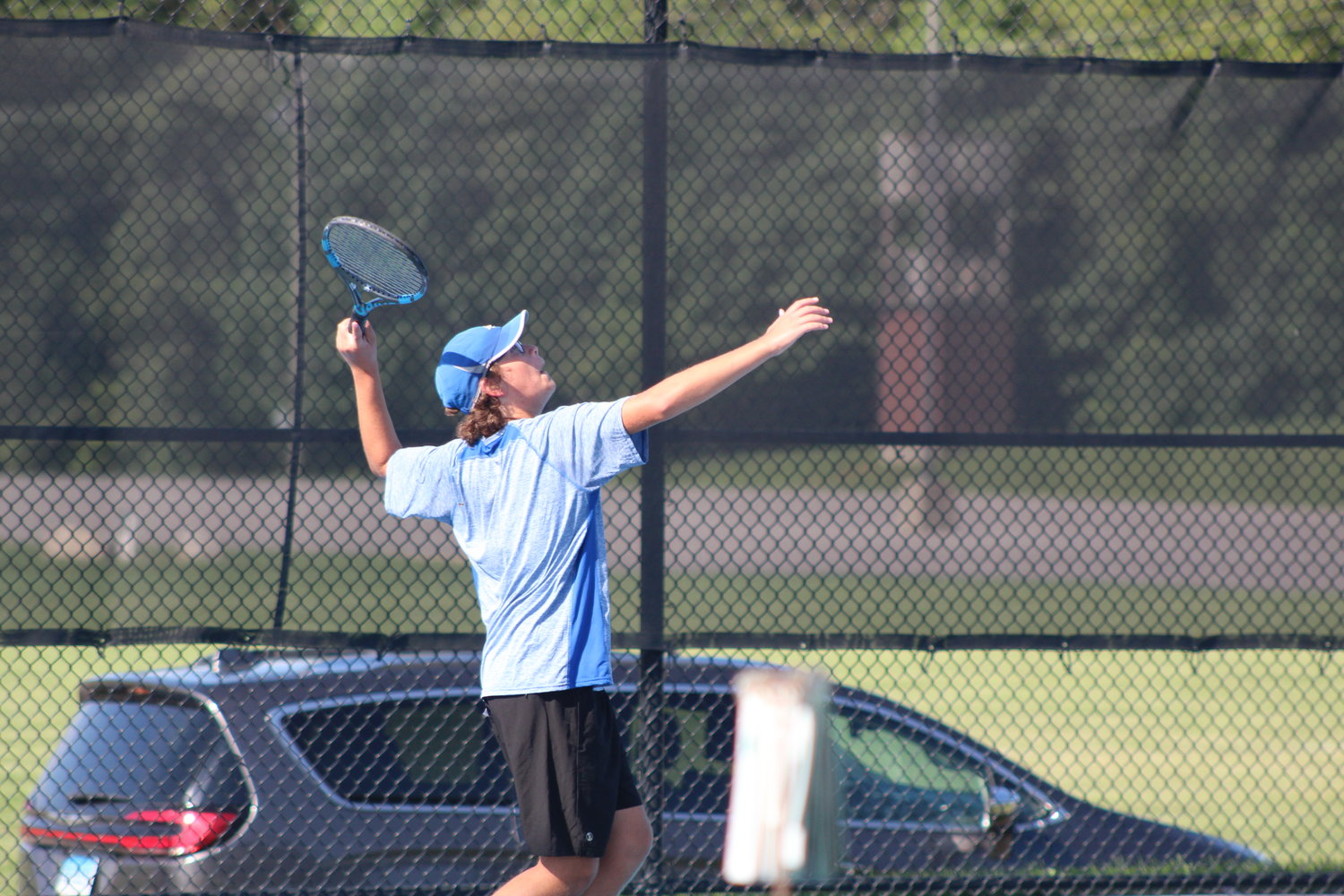 Junior James Murphy picked up one of the two wins for CHS at one singles.